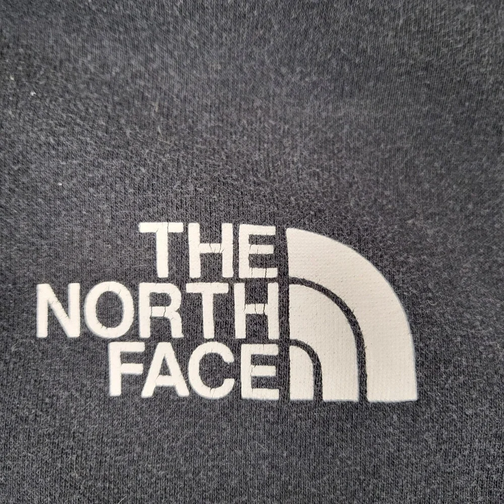 The North Face Hoodie Mens XL Black Good Red Box Logo A3FRE Faded Gorpcore